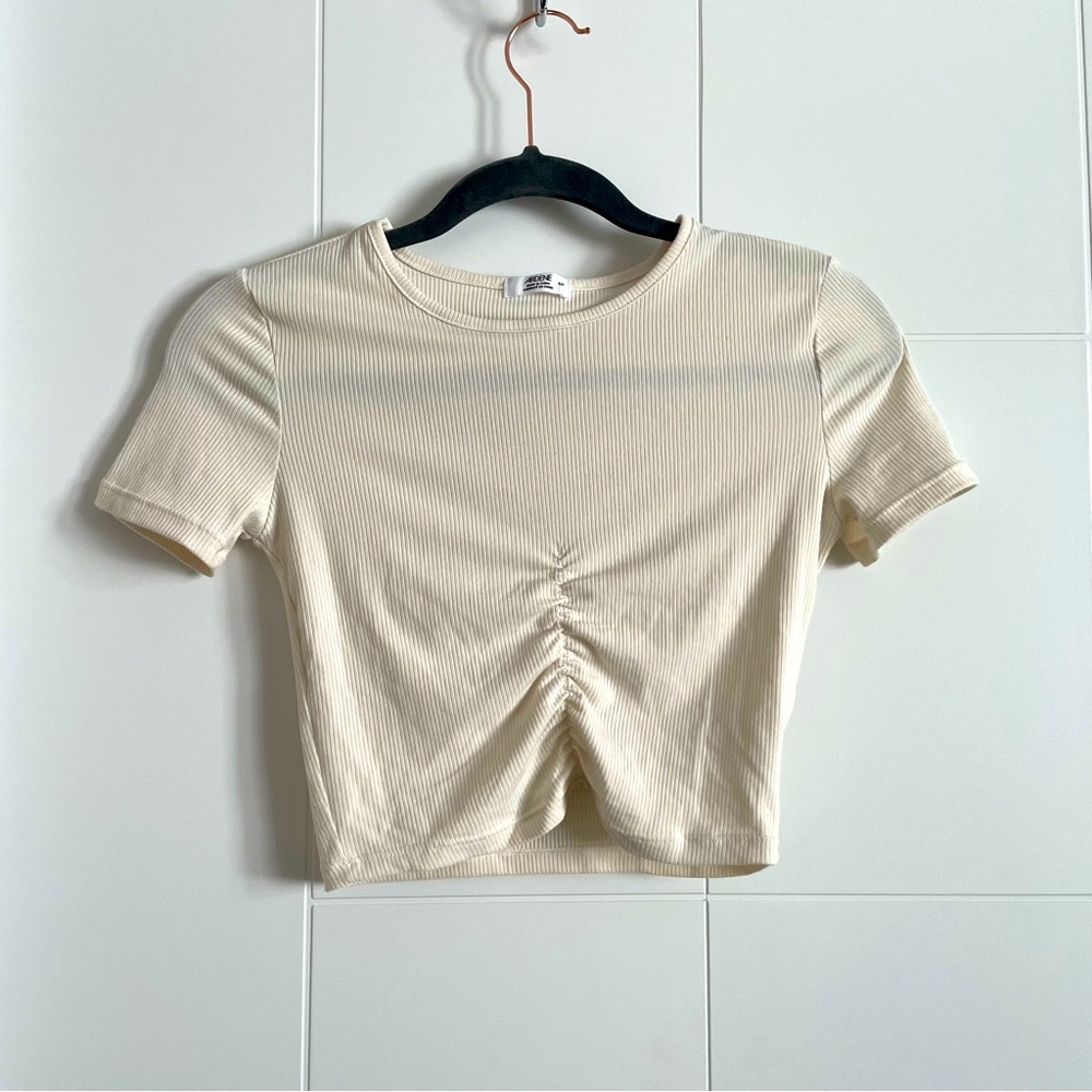 3/$25 Ardene ruched crop top